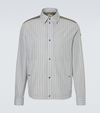 Moncler Giacca camicia in cotone