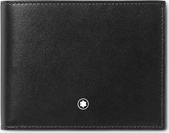 Montblanc Kompakte Brieftasche aus Glattleder Meisterstück Black