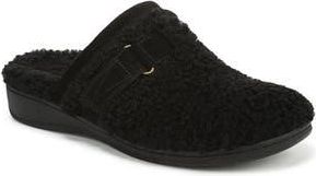 Vionic Izzy Faux Shearling Clog in Black at Nordstrom Rack, Size 5
