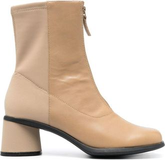 Camper Kiara 60mm round-toe boots - women - Leather - 41 - Neutrals