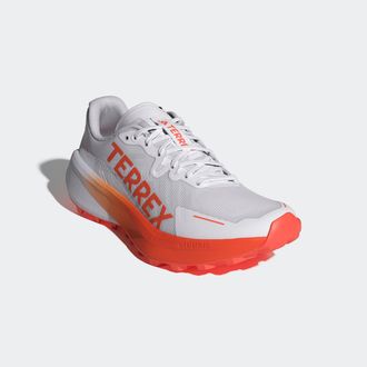 ADIDAS TERREX Trailrunningschuh ADIDAS TERREX AGRAVIC 3, Damen, Gr. 38, orange (cloud wei&szlig;, semi impact orange, dash grau), Synthetik, Textil, Schuhe Trailrunningsc