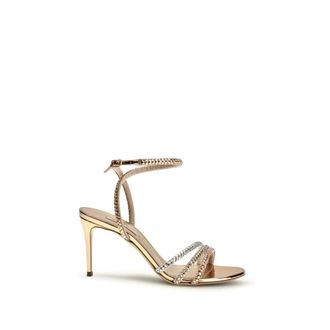Casadei High Heel Sandals, female, Yellow, Size: 8 1/2 US Julia Andromeda Sandals