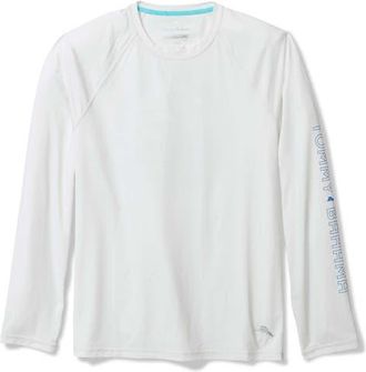 Tommy Bahama Chill Time Long Sleeve Graphic T-Shirt in White at Nordstrom, Size Large