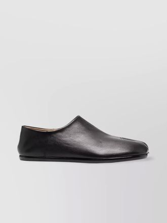 Maison Margiela leather tabi loafers