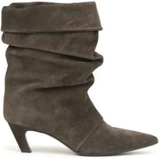 Ash Stivaletto - Dames - Laarzen met Hak - Bruin - 39 EU - Leer - Schoenen