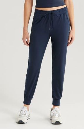 Zella Move In Pocket Joggers in Navy Sapphire at Nordstrom Rack, Size Small