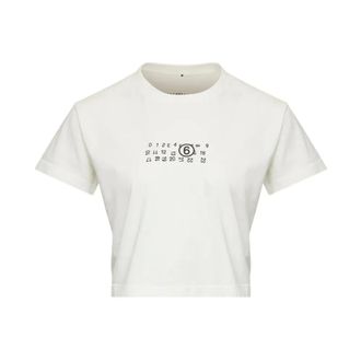 Maison Margiela Dames, Tops, Wit, Maat: S Katoen