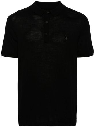 AllSaints Reform wool polo jumper - Black