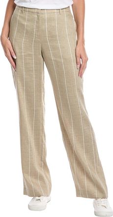 Lafayette 148 New York Gates Full Leg Linen-Blend Pant