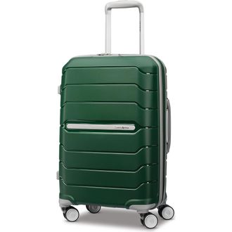 Samsonite Freeform Carry-On 21-Inch Hardside Expandable with Double Spinner Wheels in Pine Green at Nordstrom