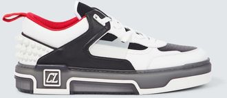 Christian Louboutin Astroloubi leather-trimmed sneakers