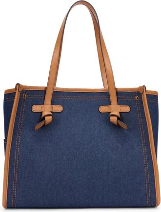 Gianni Chiarini Tote Bags, female, Blue, Size: ONE SIZE Marcella Tote Bag