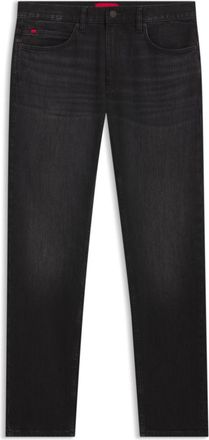 HUGO BOSS Black slim-fit jeans in stretch denim