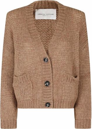 Roberto Collina Mujer, Jerseys, Marr&oacute;n, Talla: XS