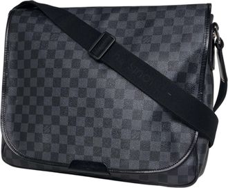 Louis Vuitton Damier Graphite Black Noir Damier Graphite Messenger Bag Shoulder Bag (Pre-Owned)