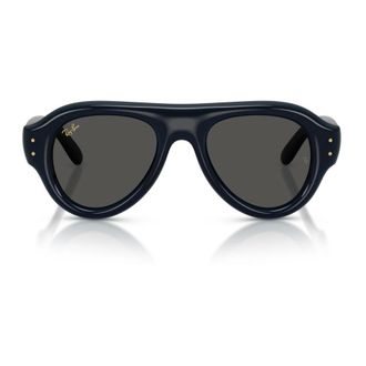 Ray-Ban Sunglasses, unisex, Blue, Size: 52 MM Aviator Puffer Sunglasses