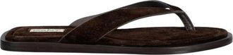 GANT Sunlaz Suede Flip-Flops - Dames - Slippers - Bruin - 41 EU - Su&egrave;de - Schoenen