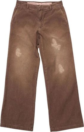 Stockholm Surfboard Club Sune Corduroy Broek - Heren - Wijde Broeken - Bruin - S - Broeken
