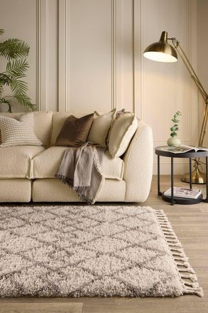 Origin Store s Casablanca Ivory/Light Brown in Ivory | Size: 120 cm x 170 cm