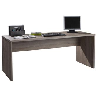 Composad Composad - Escritorio Grande Con Dise&ntilde;o De Roble Trufa Cm 69 X 178 X 75 H