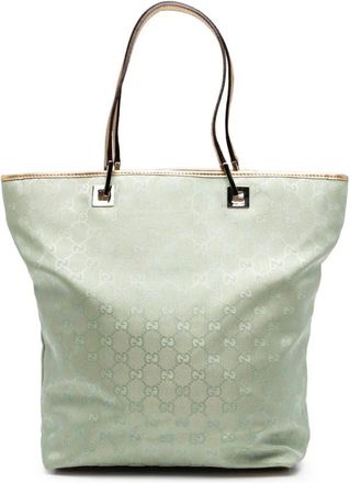 Gucci Pre-owned Tote Bags, female, Green, Size: ONE SIZE Pre-owned Tote Bag