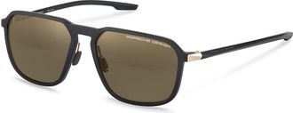 Porsche Design P8961 B Mens Sunglasses Grey Size 59