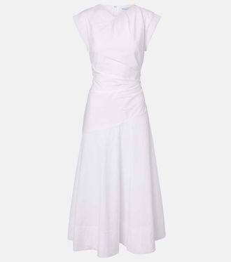 Veronica Beard Lisette cotton-blend midi dress