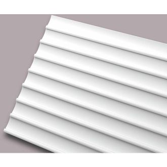 NMC Nmc - 3d Revestimiento Mural Dorique Arstyl Noel Marquet Perfil De Estuco Elemento Decorativo Dise&ntilde;o Moderno Blanco 2 M