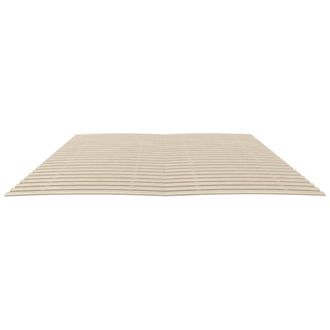 Berkfield Home Slatted Bed Bases with 48 Slats 2 pcs 90x200 cm in Light Tan