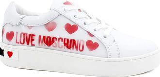 Love Moschino Sneakers - Dames - Sneakers - Wit - 38 EU - Leer - Schoenen