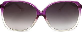 Linda Farrow MATTHEW WILLIAMSON MW6 C3 Womens Sunglasses Purple Size 61