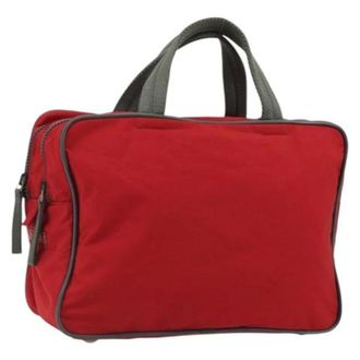 Prada Pre-owned Vintage Nylon Bag - Dames - Pre-owned - Rood - Maat: ONE Size Nylon