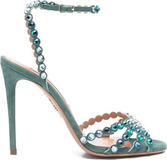 Aquazzura Donna, Scarpe, Verde, 37 1/2 EU, new