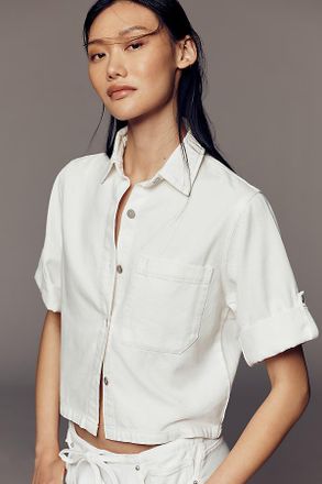 DL1961 Montauk Cuffed Sleeve Aura Shirt Top