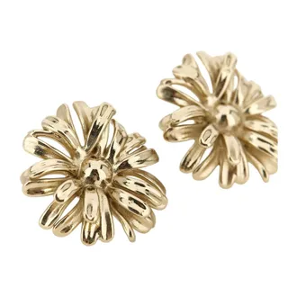 Dries Van Noten Orecchini Floreali Scolpiti - - Accessories - Donna - Giallo - ONE SIZE