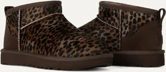 UGG Womens Classic Ultra Mini Caspian Boots In Burnt Cedar