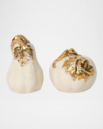 Juliska Forest Walk Pumpkin Salt & Pepper Shakers, Set of 2