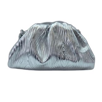 Bottega Veneta Silver Pouch (Pre-Owned)