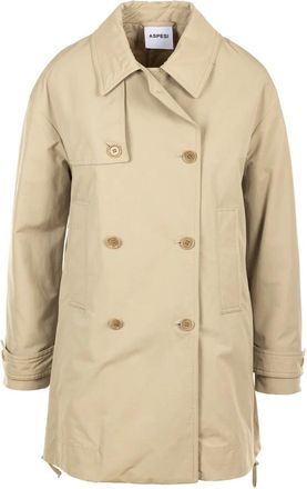 Aspesi Scarlett Jassen Sand - Dames - Trenchcoats - Beige - M - Jassen