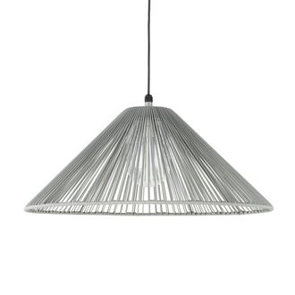 Maisons du monde L&aacute;mpara de techo de exterior gris claro