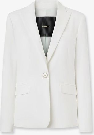 Pinko Blazer Freda in lino e viscosa stretch - PINKO - gender_Woman