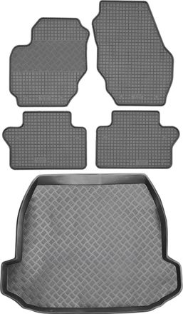 OEM Juego De Alfombrillas De Goma Para Coche Y Alfombrilla Para Maletero Para Volvo S80 Sed&aacute;n (2006-2016)