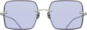Matsuda M5005 PW Mens Sunglasses Silver Size 55