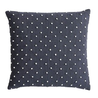 Ballard Designs French Knot Pillow Cover - Indigo/White - Ballard Designs