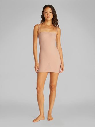 Calvin Klein Shapewear - Sculpted - Stay Put - Vestito sottoveste elasticizzato modellante a compressione decisa beige-Neutro