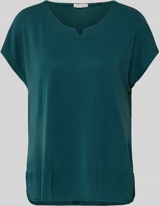 Tom Tailor Regular Fit T-Shirt aus Modal-Mix in Dunkelgruen, Gr&ouml;&szlig;e XXXL