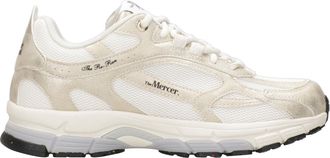 (The Mercer) N.Y. De Mercer-sneakers wit+goud