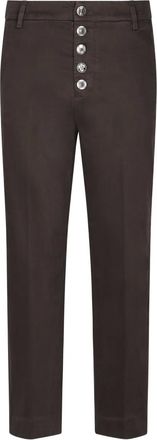 Dondup Broek met knopen - Bruin