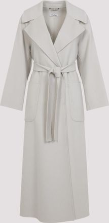 Max Mara Off White Long Trench