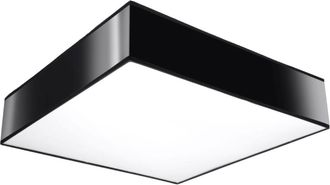 Sollux Lighting Lámpara de techo negro cloruro de polivinilo alt. 11 cm